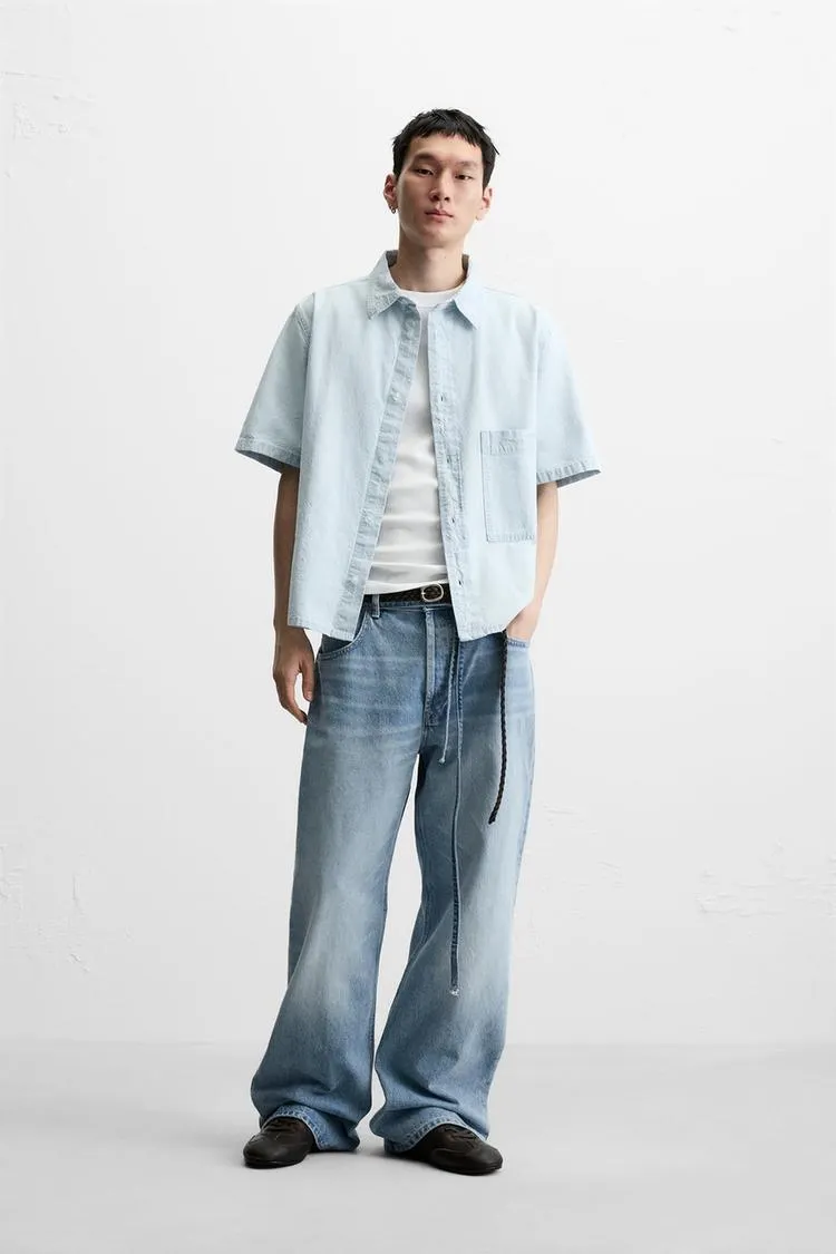 CAMISA LAVADA BOLSILLO