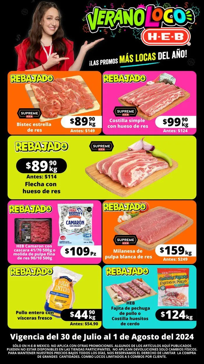 Catálogo de HEB - Rebajados 31 de julio al 1 de agosto 2024 - Pagina 1