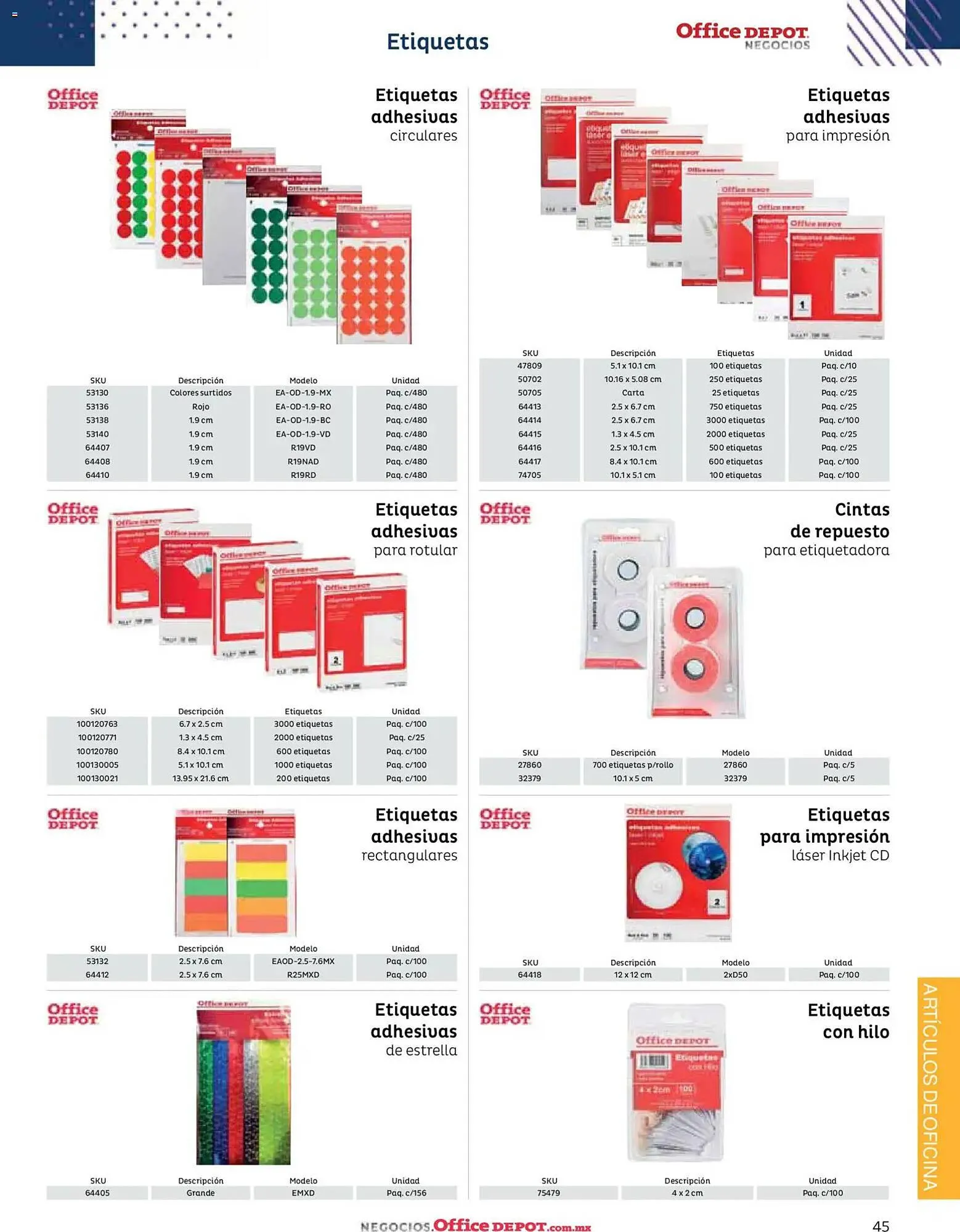 Catálogo de Catálogo Office Depot 12 de enero al 1 de enero 2027 - Pagina 47