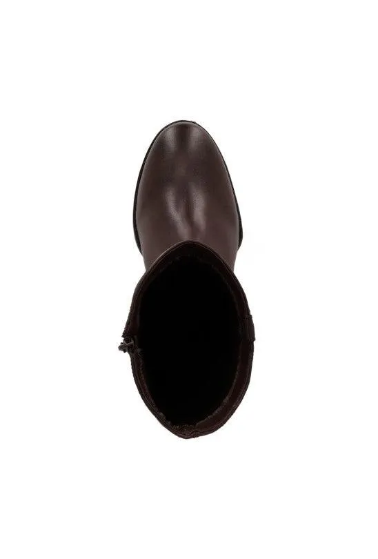 BOTA CASUAL CAFÉ CON HEBILLA 55133