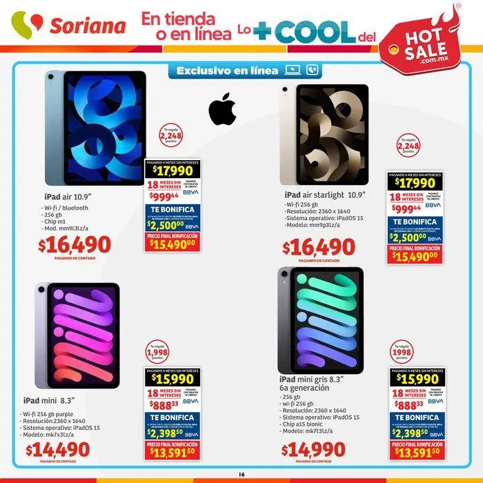 Catálogo de Hot Sale Híper 15 de mayo al 23 de mayo 2024 - Pagina 16