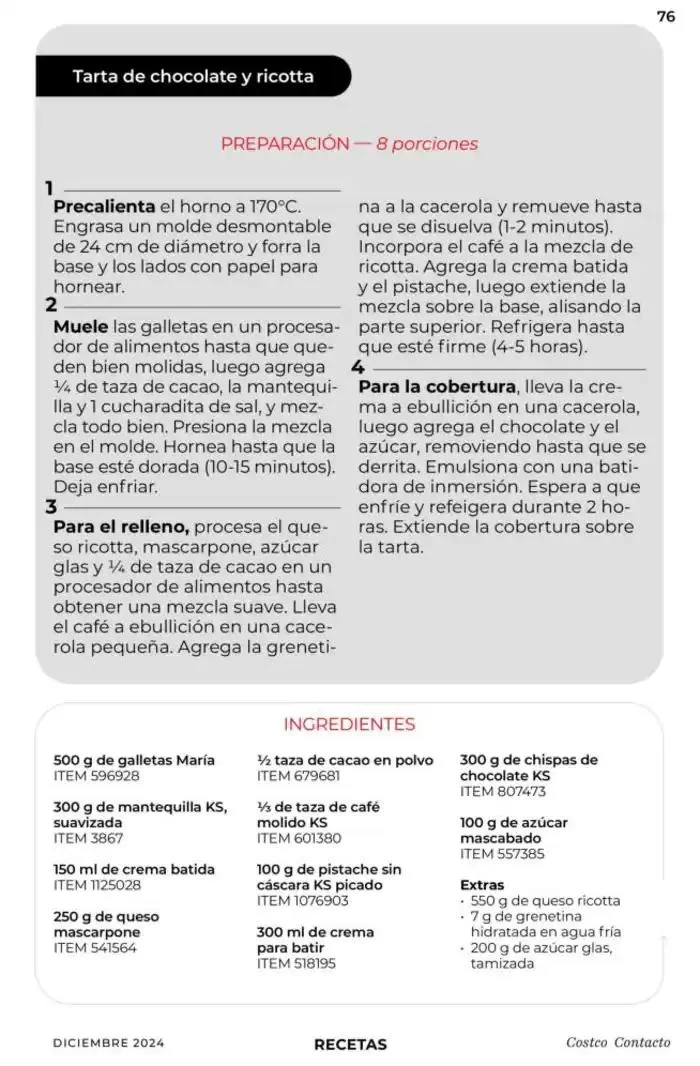Catálogo de Costco Contacto 10 de diciembre al 31 de diciembre 2024 - Pagina 120