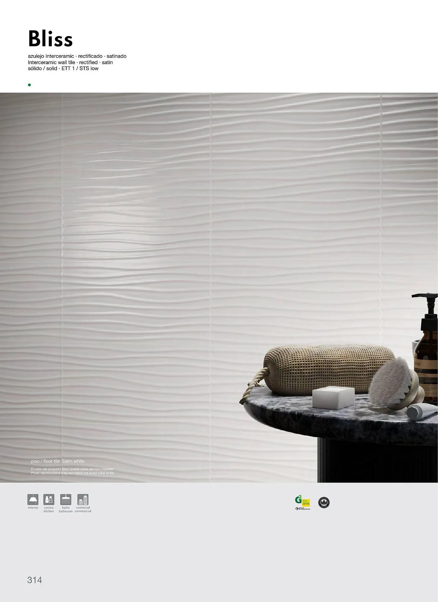 Catálogo de Catálogo Interceramic 12 de marzo al 31 de diciembre 2024 - Pagina 314