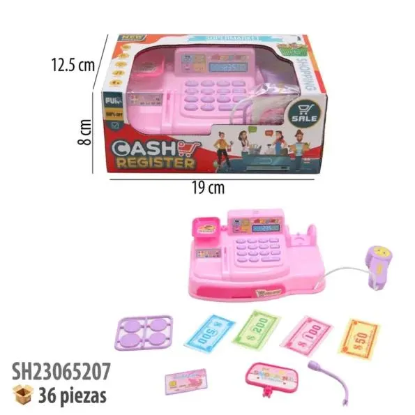 CAJA REGISTRADORA CON LUZ Y SONIDO