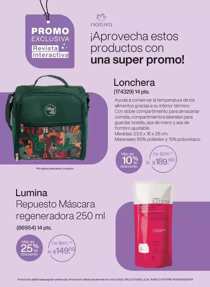 Catálogo de Revista Natura Ciclo 8 2025 1 de agosto al 31 de agosto 2025 - Pagina 6