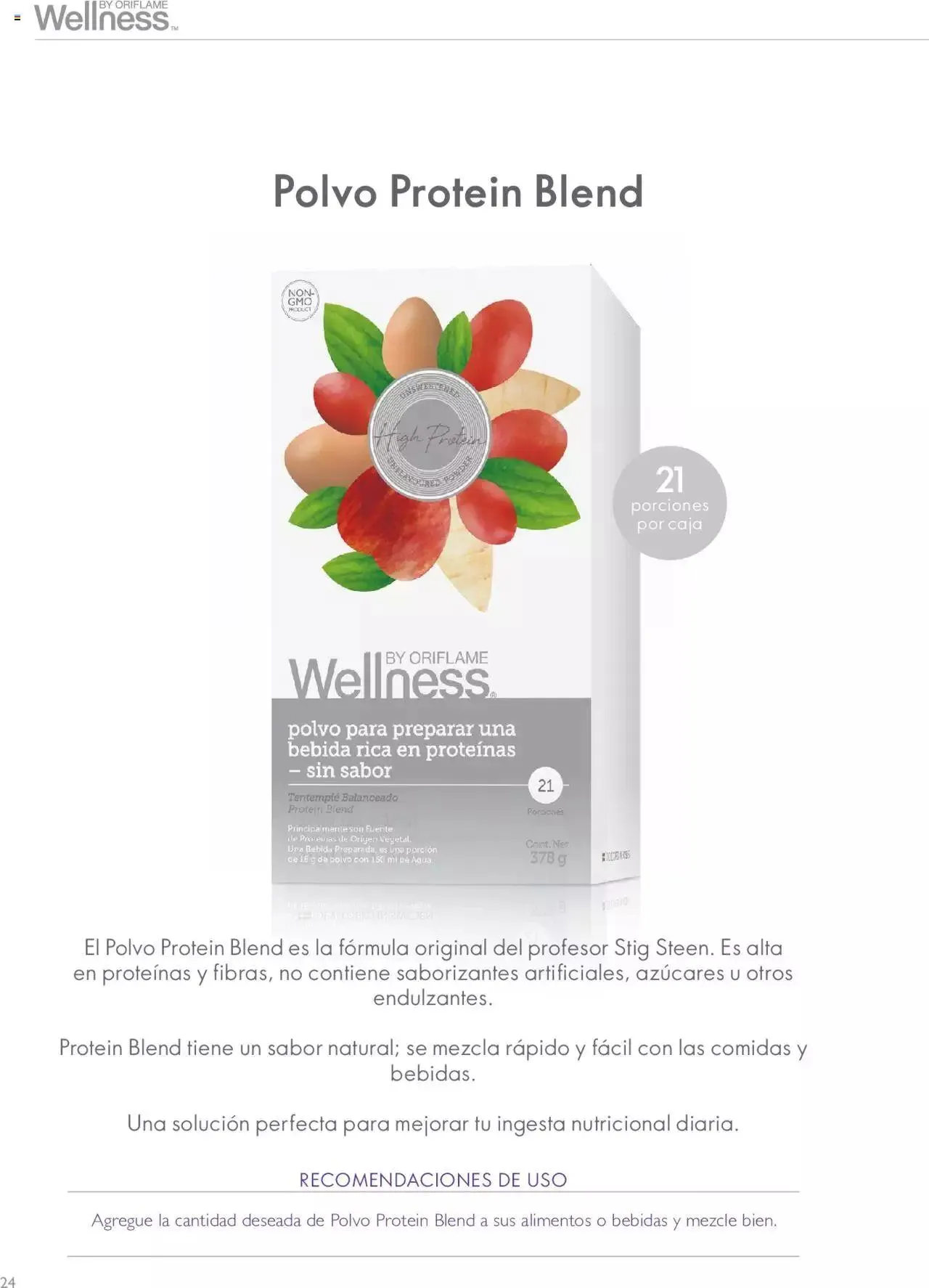 Catálogo de Oriflame - Guía de Producto Wellness 10 de noviembre al 31 de diciembre 2024 - Pagina 24