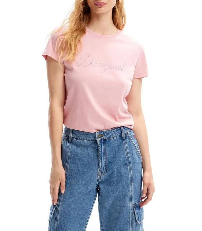 Playera cuello redondo con manga corta Maya Mujer