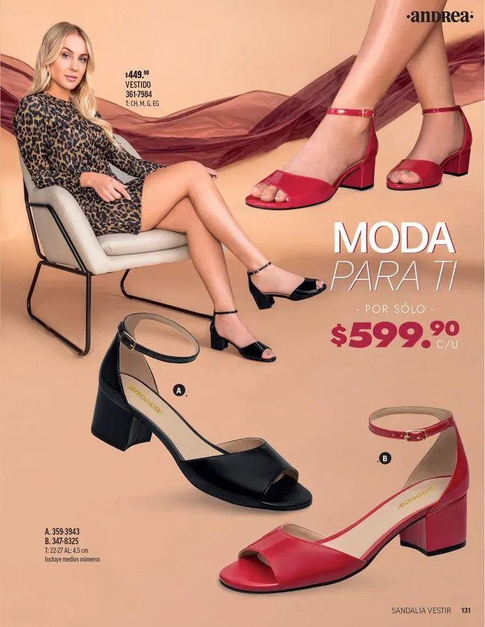 Catálogo de ANDREA - CALZADO DAMA 26 de agosto al 25 de enero 2025 - Pagina 35