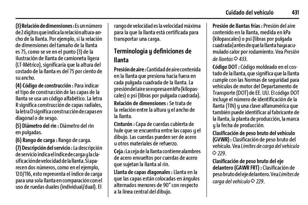 Catálogo de Cheyenne 2025 Manual del propietario 22 de enero al 31 de diciembre 2025 - Pagina 432