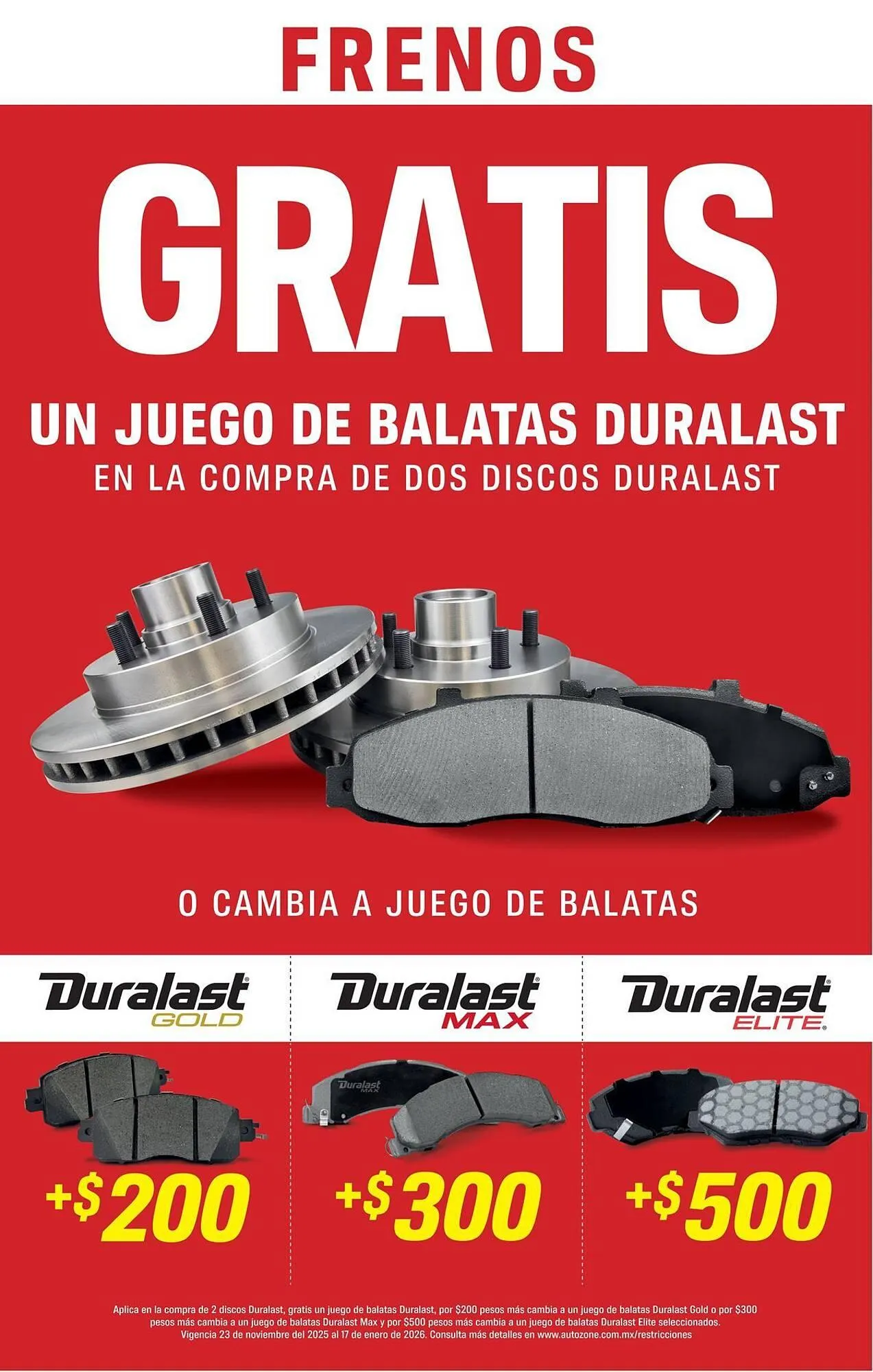 Catálogo de Catálogo AutoZone 5 de enero al 17 de enero 2026 - Pagina 1
