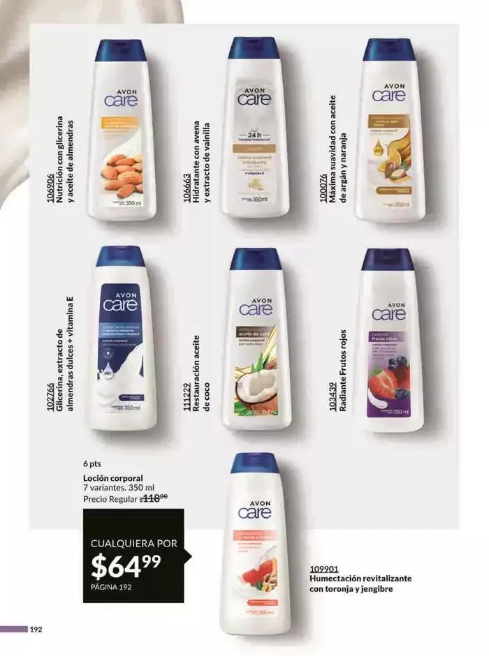 Catálogo de Avon COSMÉTICOS C6 6 de marzo al 9 de abril 2025 - Pagina 184