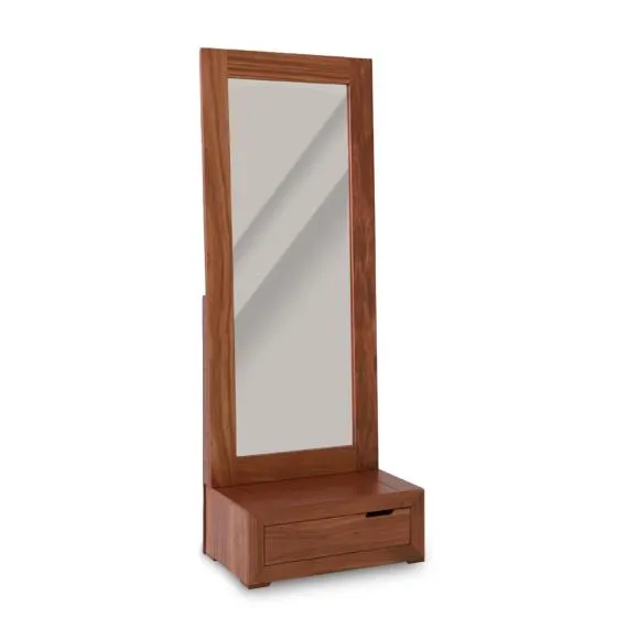 ESPEJO DE PIE CON CAJON ANIKA