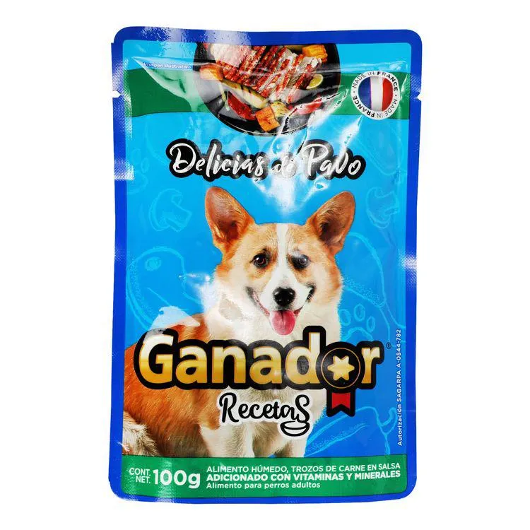 Alimento Ganador Recetas 100 G Pavo - Ganador Recetas - 1 pieza