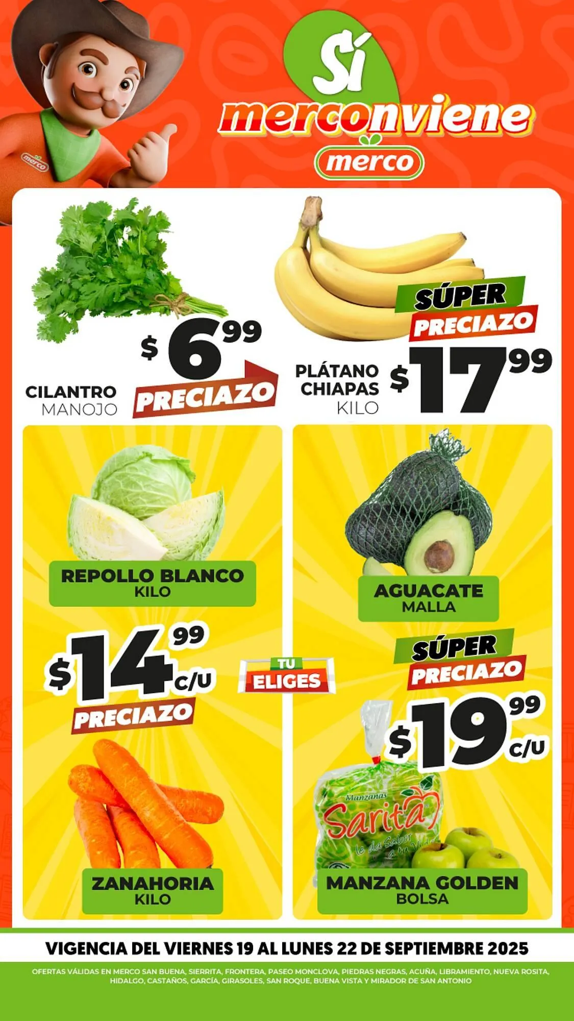 Catálogo de Folleto Merco 19 de septiembre al 22 de septiembre 2025 - Pagina 1