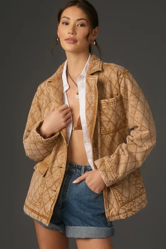 Young Fabulous & Broke Walker Quilted Shacket