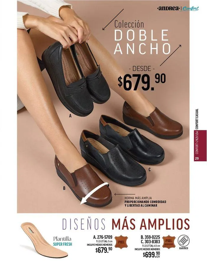 Catálogo de ANDREA - CALZADO CONFORT 26 de agosto al 25 de enero 2025 - Pagina 23