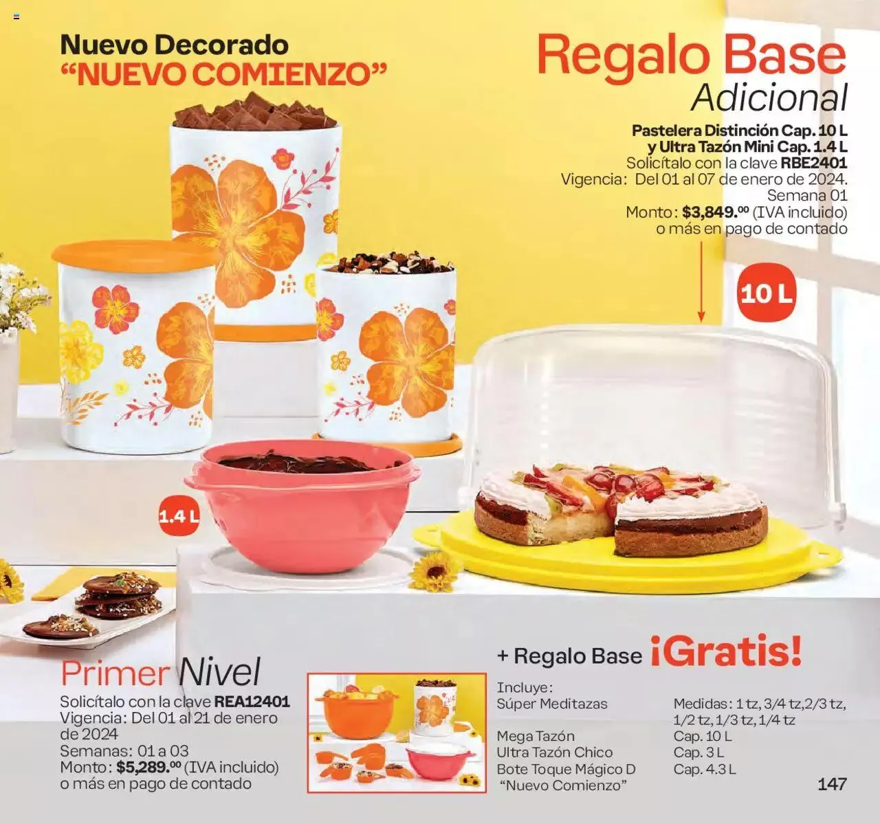 Catálogo de Tupperware catálogo 1 de enero al 21 de enero 2024 - Pagina 147