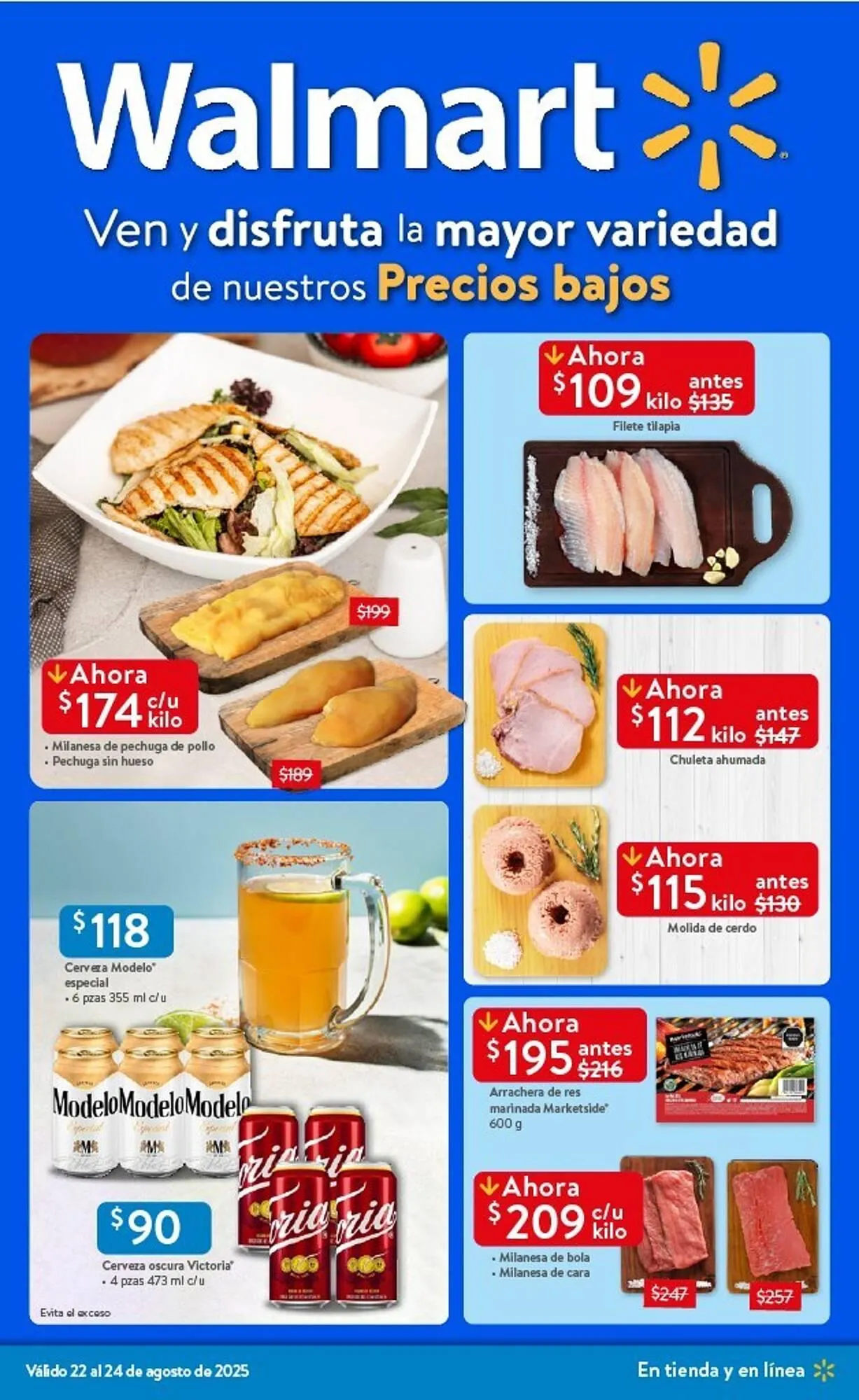 Catálogo de Catálogo Walmart 22 de agosto al 24 de agosto 2025 - Pagina 1
