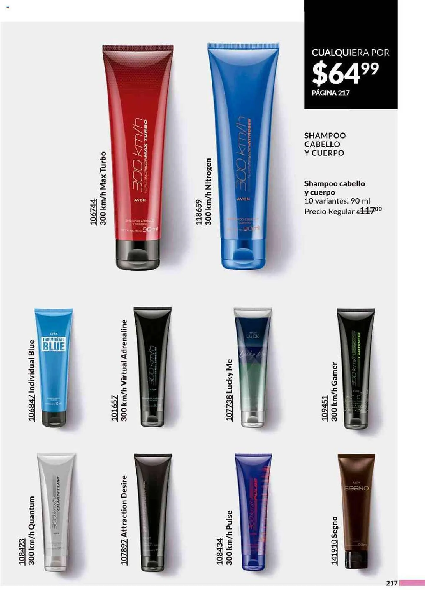 Catálogo de Catálogo Avon 14 de marzo al 22 de abril 2024 - Pagina 217