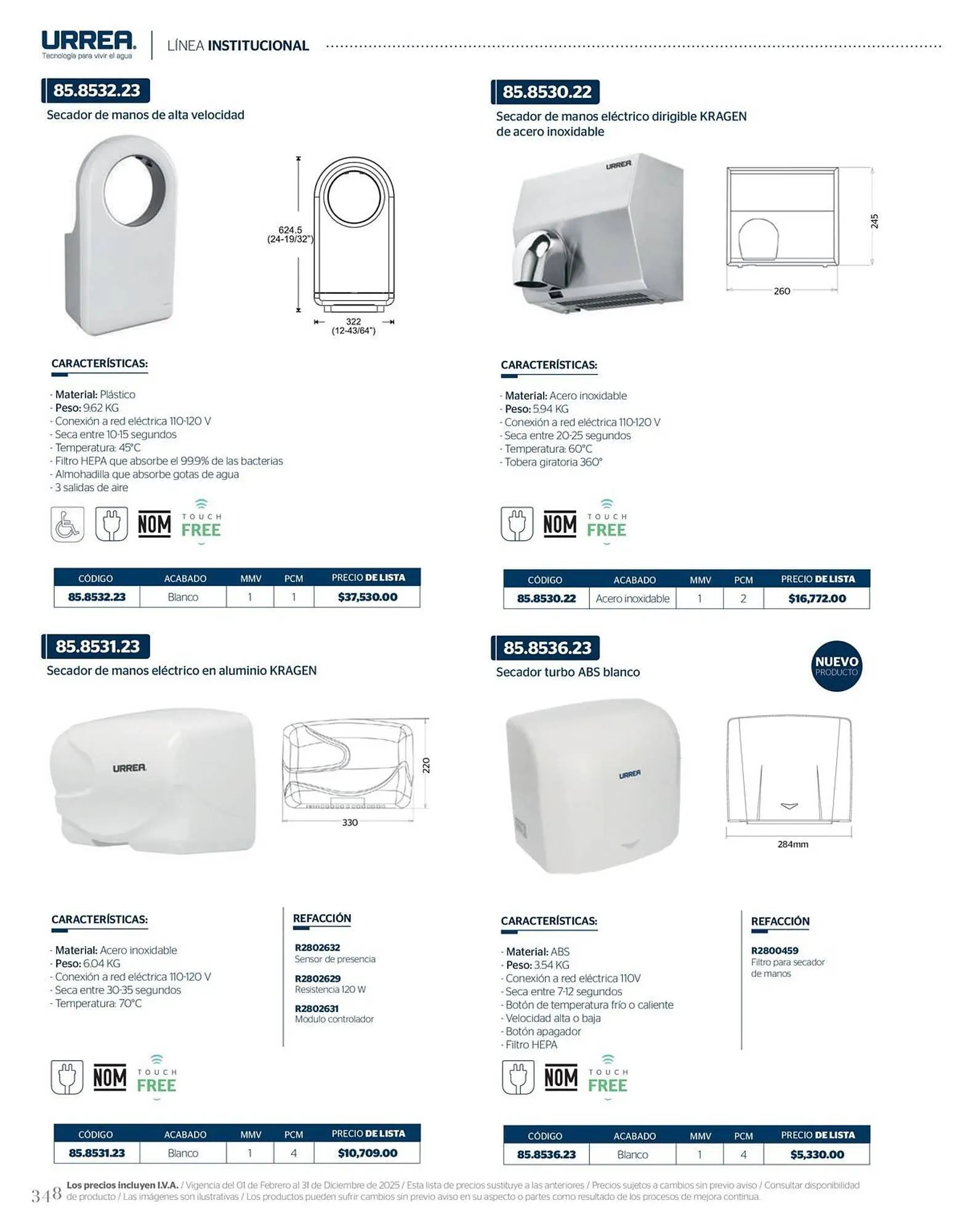 Catálogo de Catálogo Urrea 28 de febrero al 28 de febrero 2026 - Pagina 354
