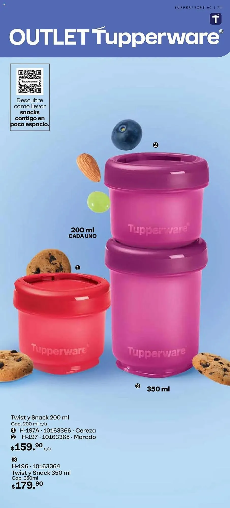 Catálogo de Catálogo Tupperware 27 de enero al 23 de febrero 2025 - Pagina 74