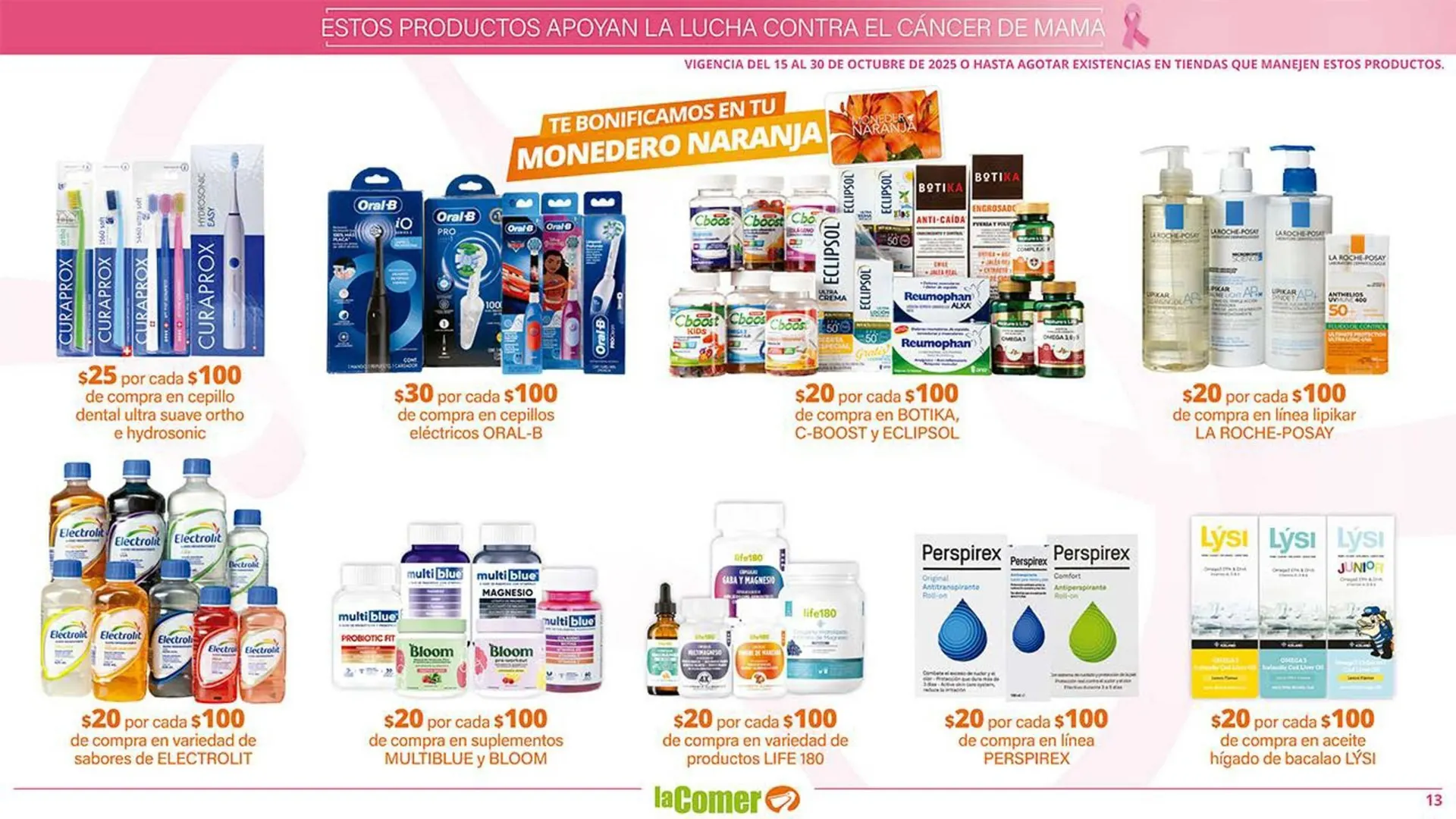 Catálogo de Folleto La Comer 15 de octubre al 30 de octubre 2025 - Pagina 13