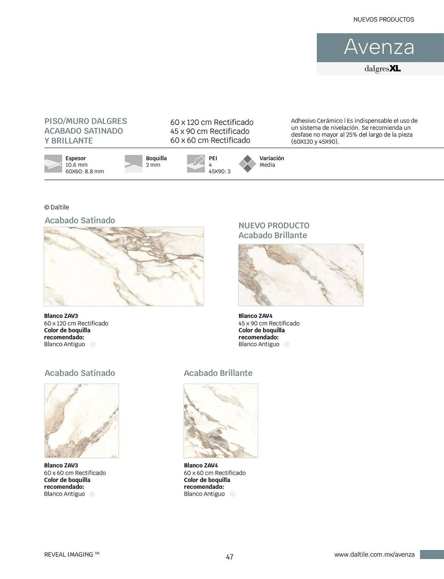 Catálogo de Catálogo Daltile 1 de enero al 31 de diciembre 2024 - Pagina 47