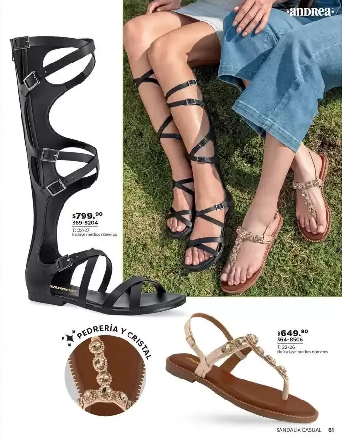 Catálogo de ANDREA | CALZADO DAMA 26 de enero al 24 de mayo 2025 - Pagina 81