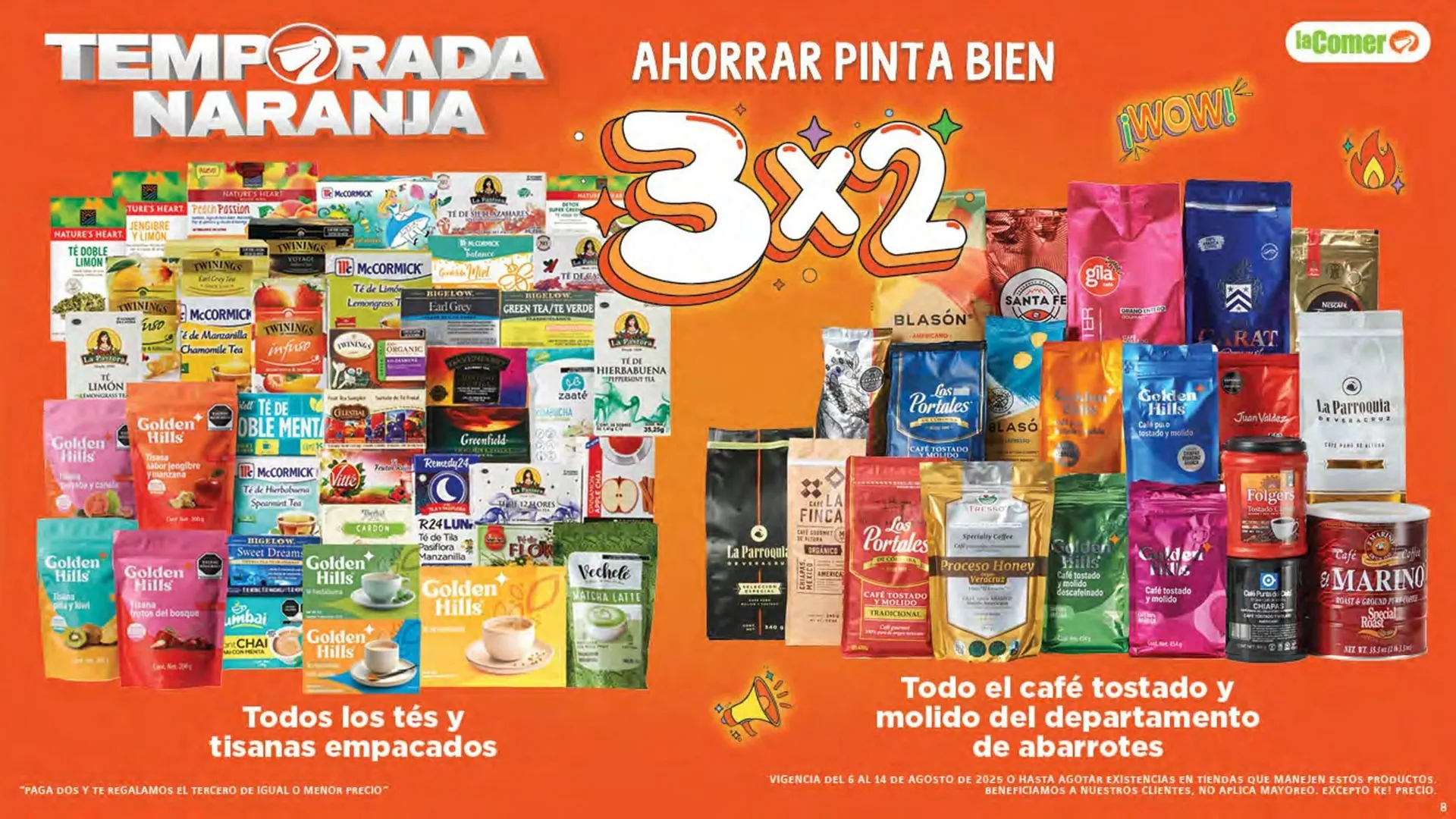 Catálogo de Catálogo La Comer 6 de agosto al 14 de agosto 2025 - Pagina 8