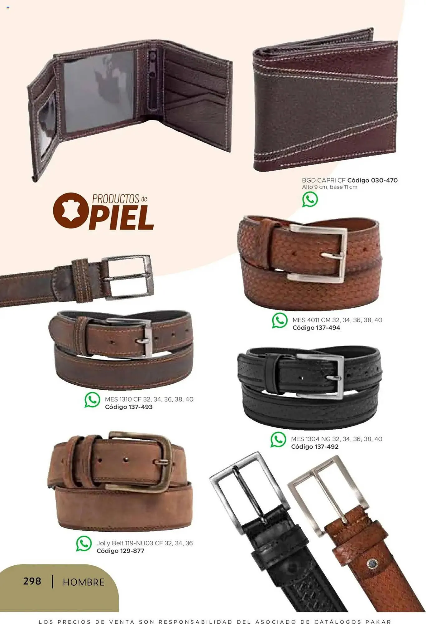 Catálogo de Catálogo SC Pakar 24 de julio al 1 de enero 2026 - Pagina 298