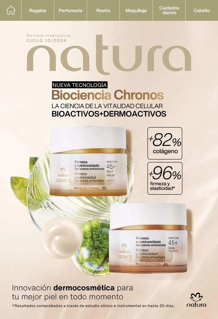 Catálogo de Revista Natura Ciclo 13 2024 30 de julio al 31 de agosto 2024 - Pagina 1