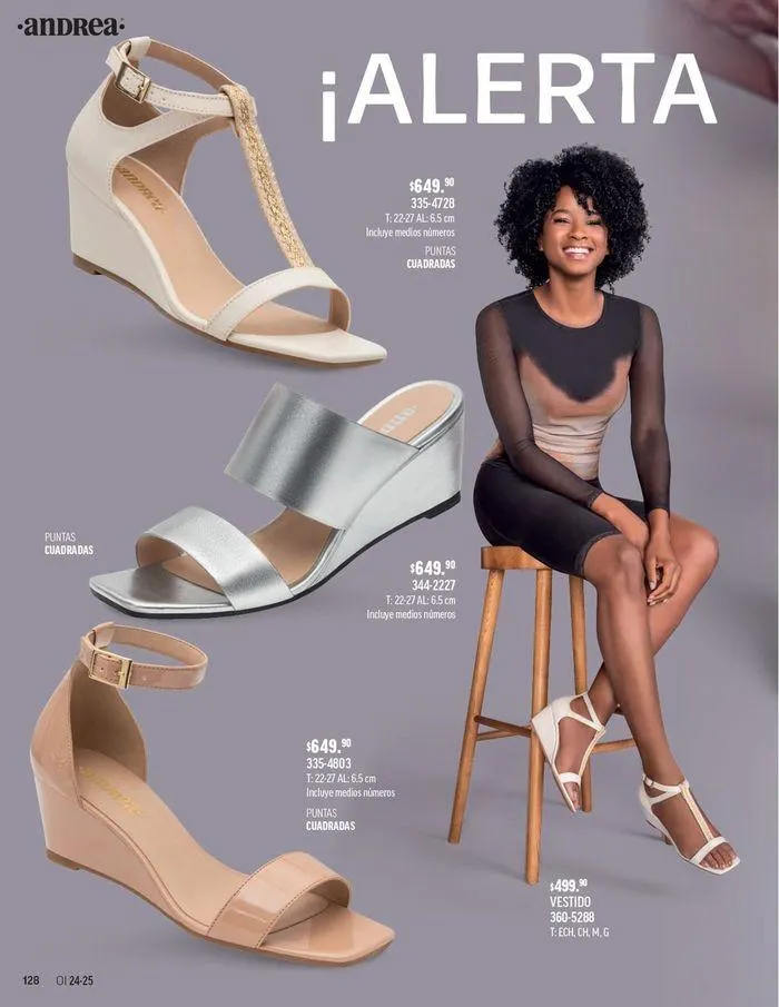 Catálogo de ANDREA - CALZADO DAMA 26 de agosto al 25 de enero 2025 - Pagina 32