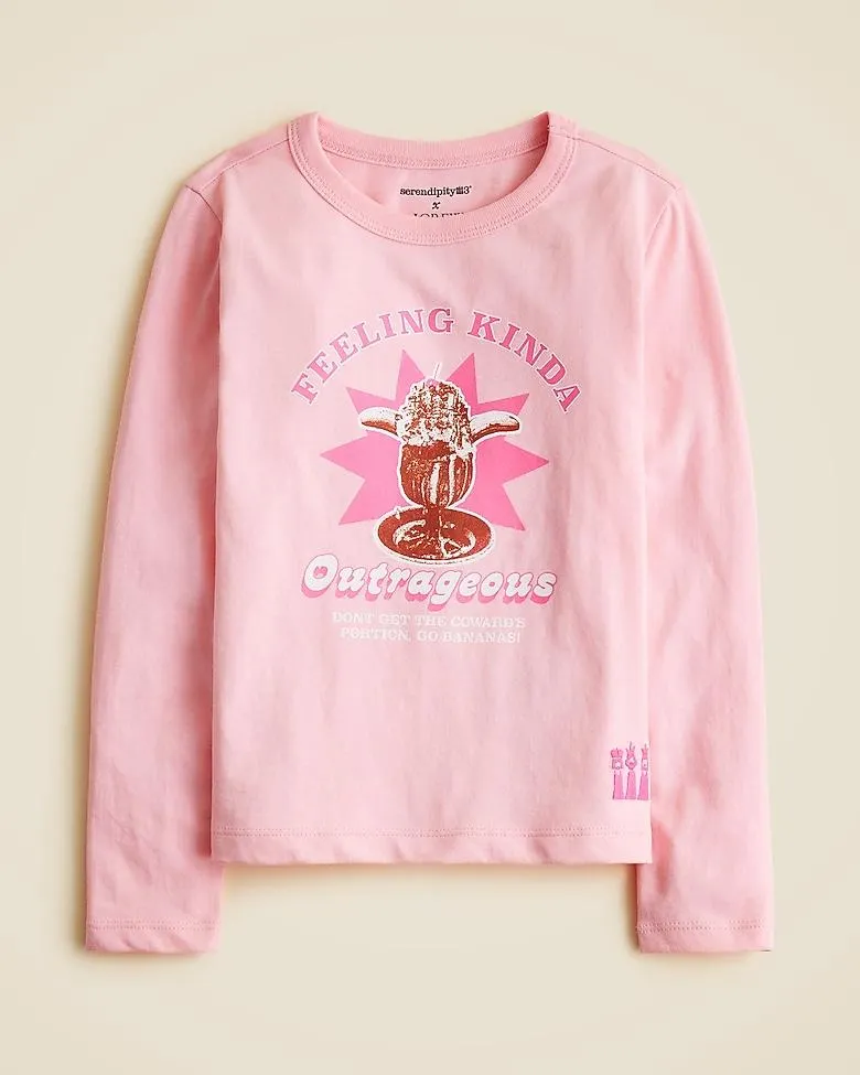 Serendipity 3® X Crewcuts Outrageous banana split graphic T-shirt