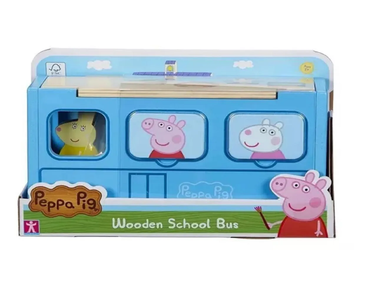 Camión de madera con formas Peppa Pig Bandai