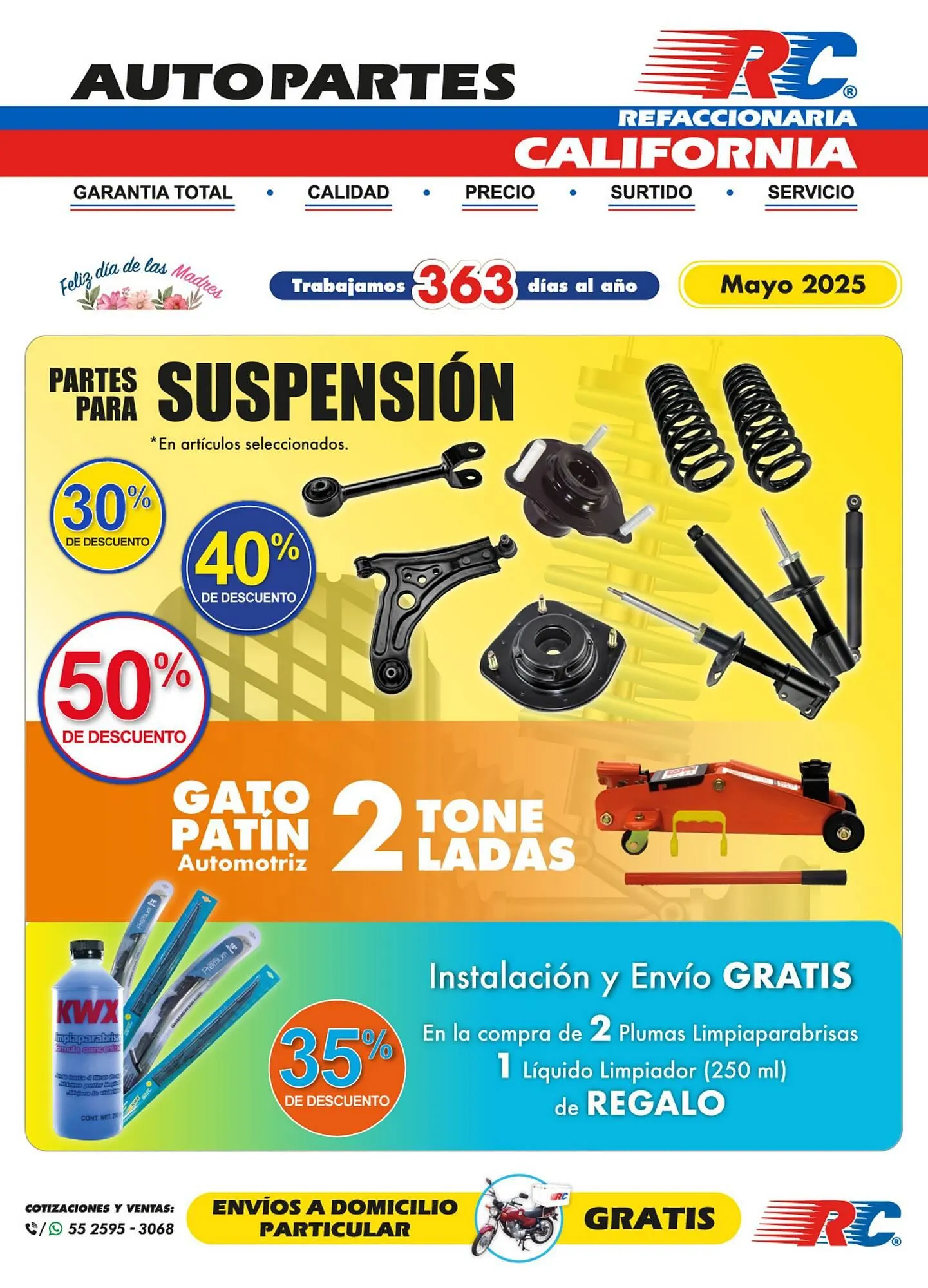 Catálogo de Catálogo Refaccionaria California 26 de mayo al 2 de junio 2025 - Pagina 1