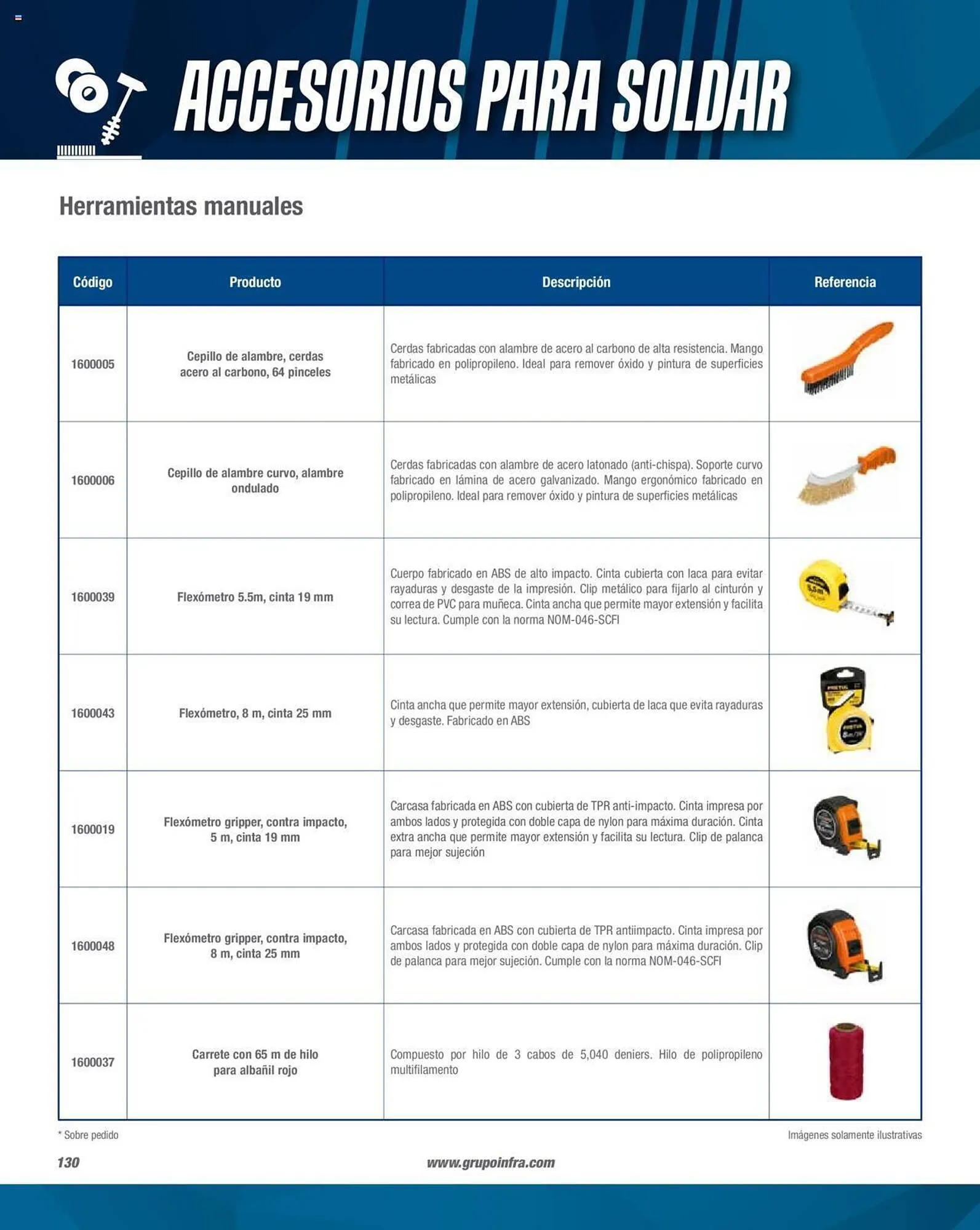 Catálogo de Catálogo Infra 1 de febrero al 31 de diciembre 2023 - Pagina 132
