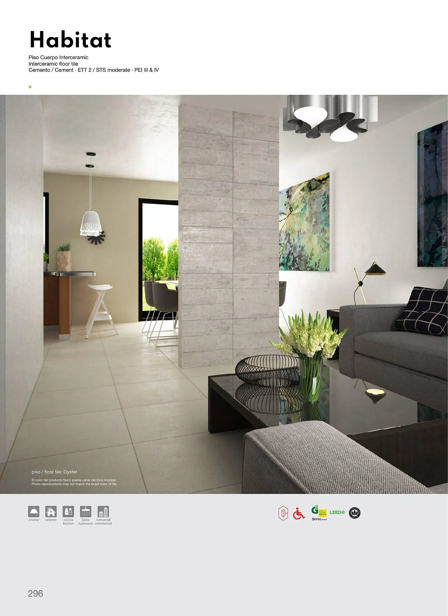 Catálogo de Catálogo Interceramic 12 de marzo al 31 de diciembre 2024 - Pagina 296