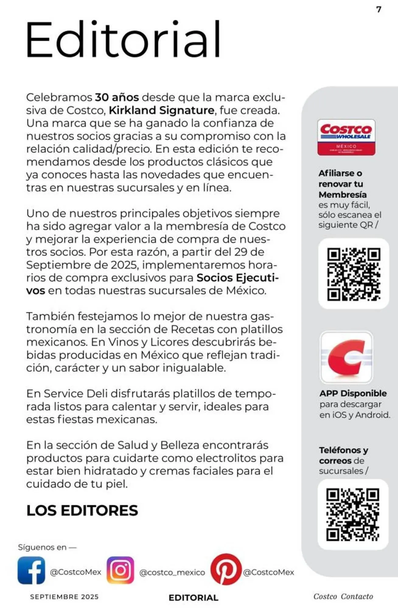 Catálogo de Catálogo Costco 10 de septiembre al 30 de septiembre 2025 - Pagina 7