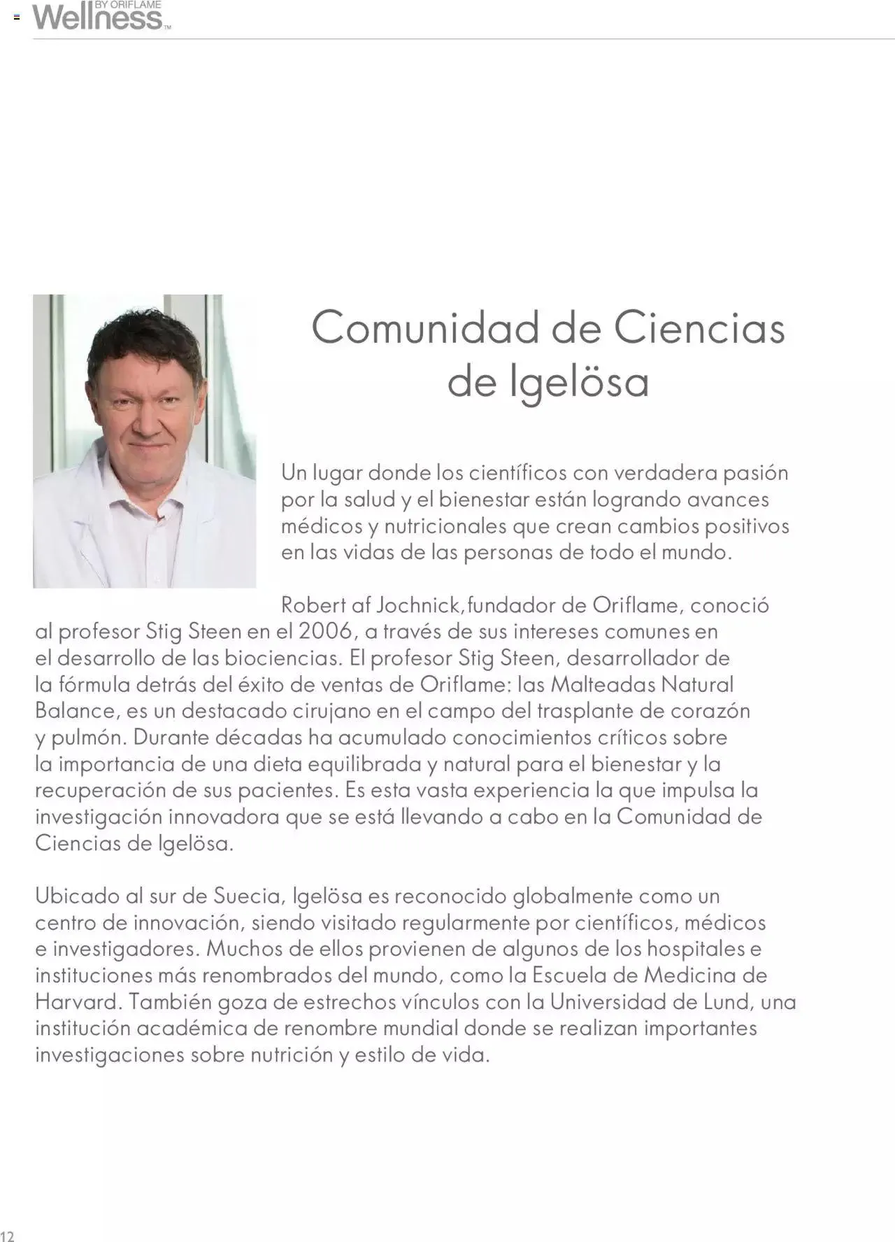 Catálogo de Oriflame - Guía de Producto Wellness 10 de noviembre al 31 de diciembre 2024 - Pagina 12