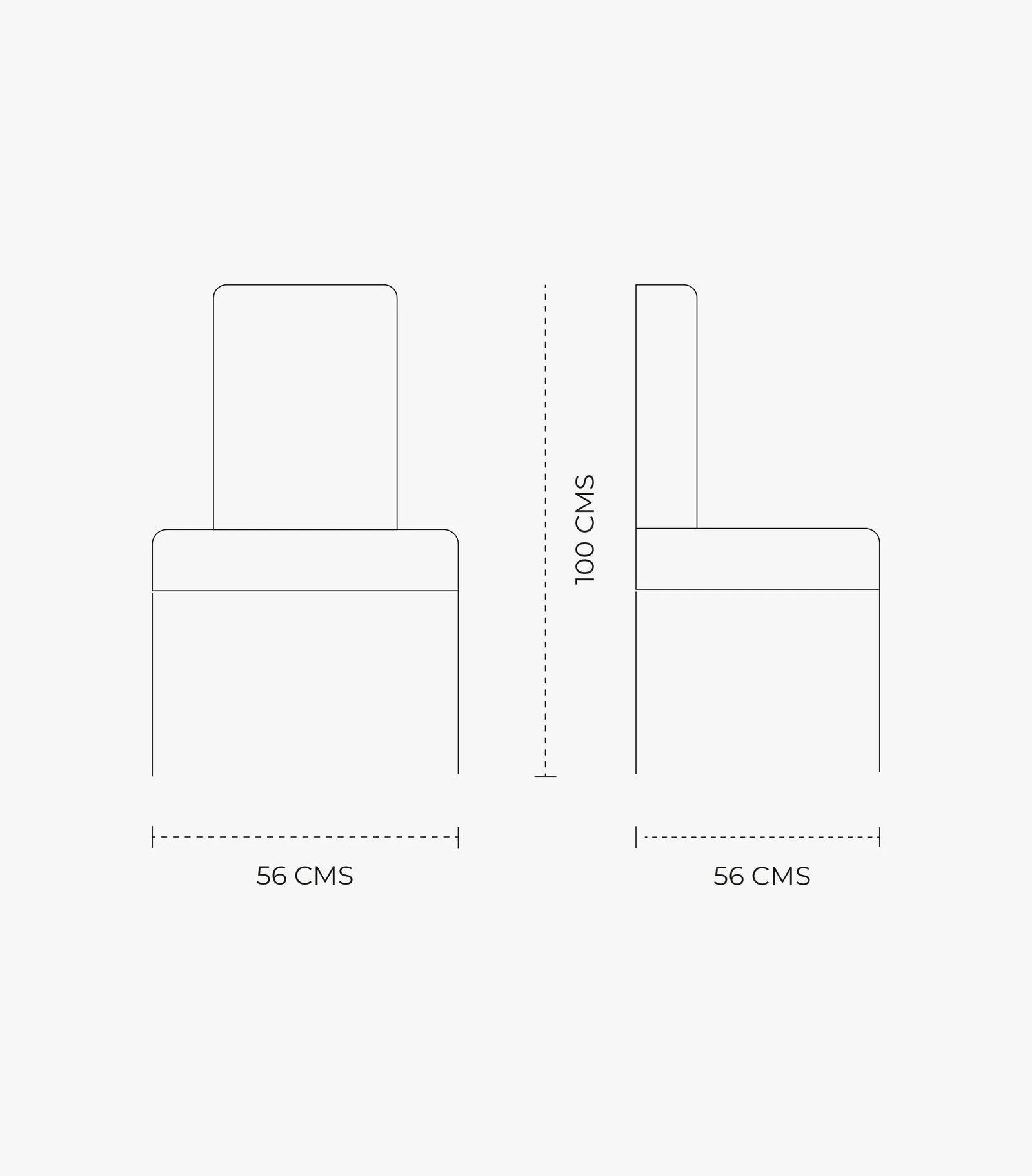 Silla de Madera Ivana acabado Nogal