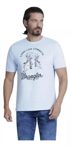 Playera Hombre Wrangler Estampada Comfort 022