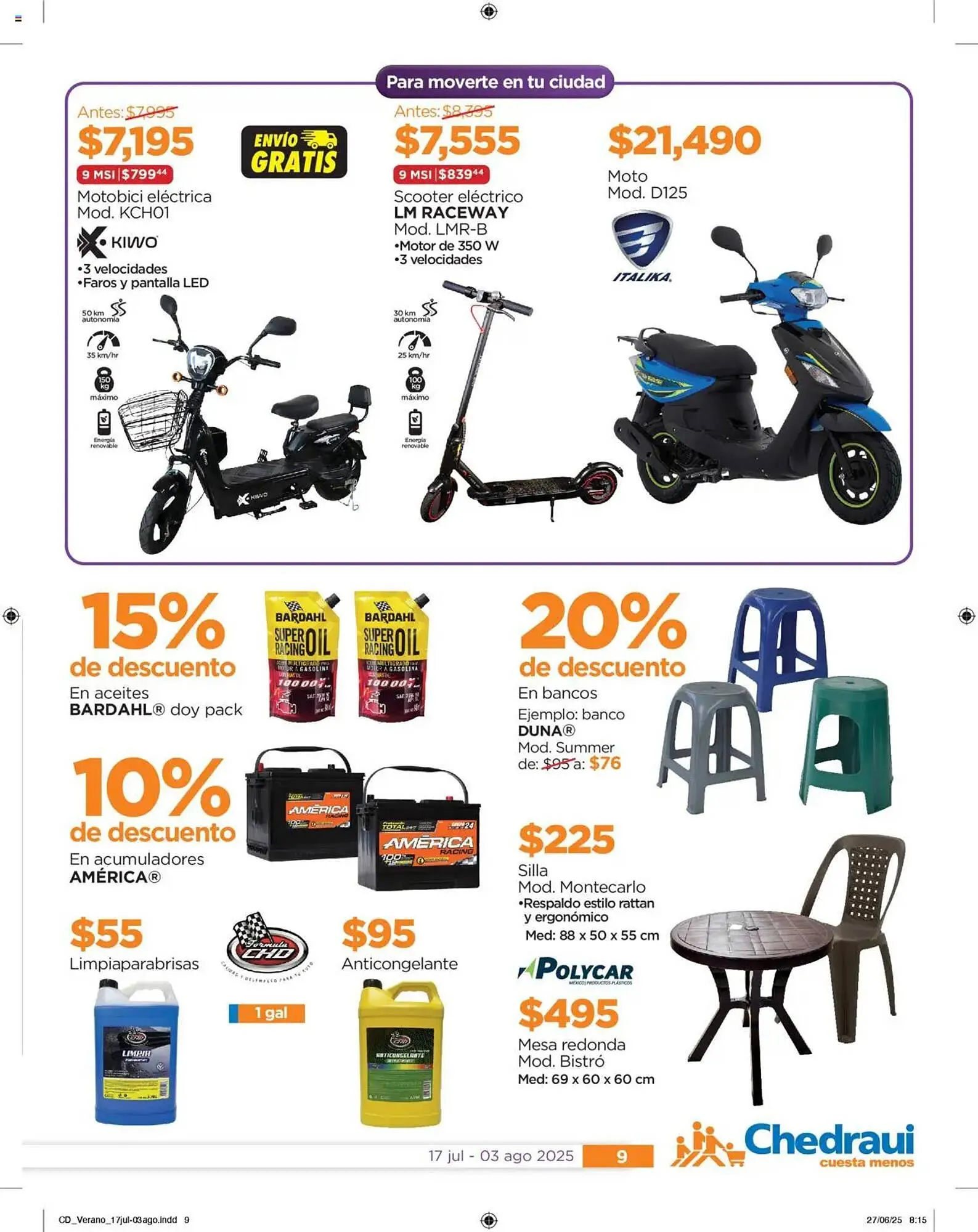 Catálogo de Catálogo Chedraui 17 de julio al 3 de agosto 2025 - Pagina 9