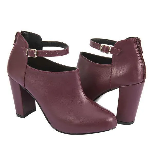 022197 Botǟ¶ðn Cerrado Con Correa Al Tobillo