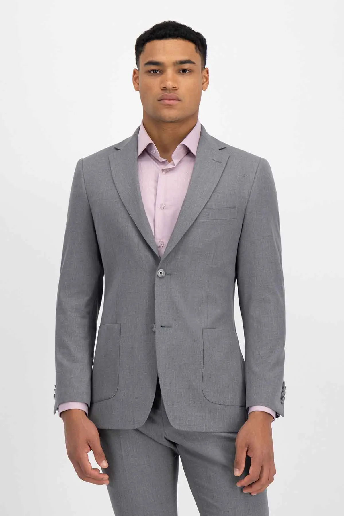 Traje Roberts Red Gris Claro Slim Fit