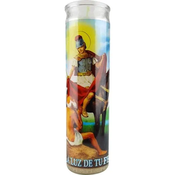 Veladora San Martin caballero jumbo pieza