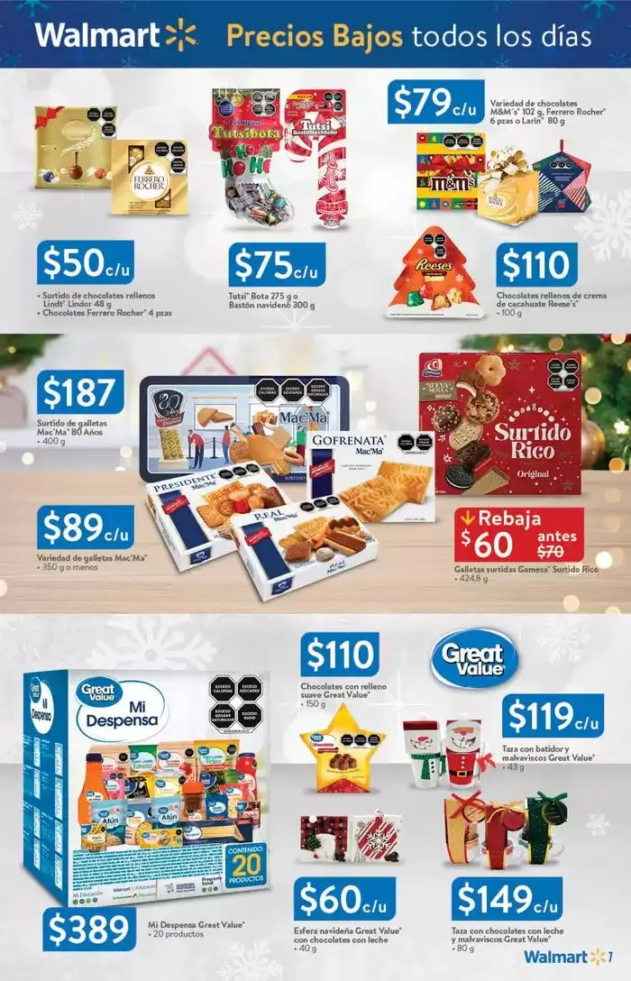 Catálogo de Walmart - Precios Bajos 28 de noviembre al 17 de diciembre 2024 - Pagina 7