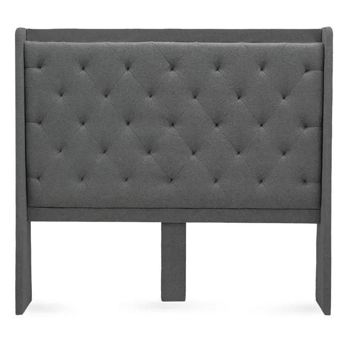 Cabecera Queen Tela Gris Oxford Skat