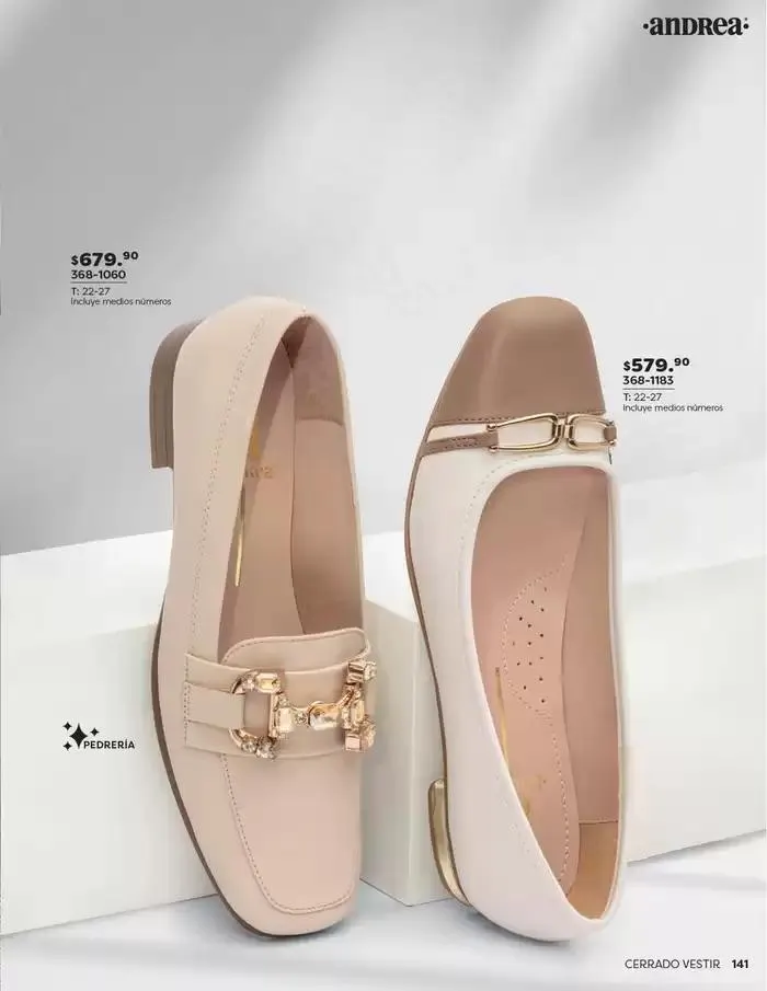 Catálogo de ANDREA | CALZADO DAMA 26 de enero al 24 de mayo 2025 - Pagina 141