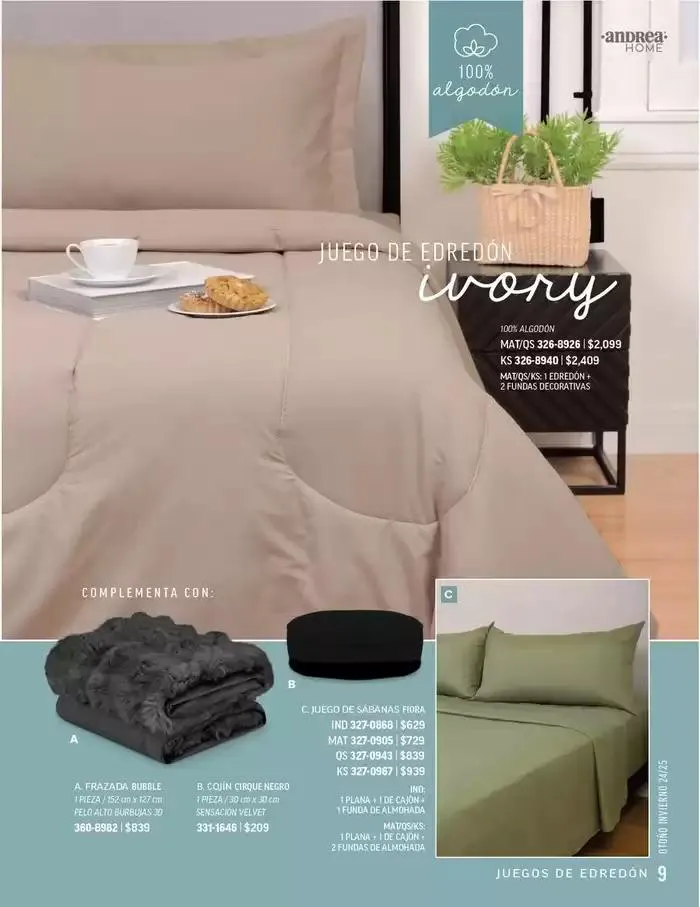 Catálogo de ANDREA - ANDREA HOME 26 de agosto al 25 de enero 2025 - Pagina 125