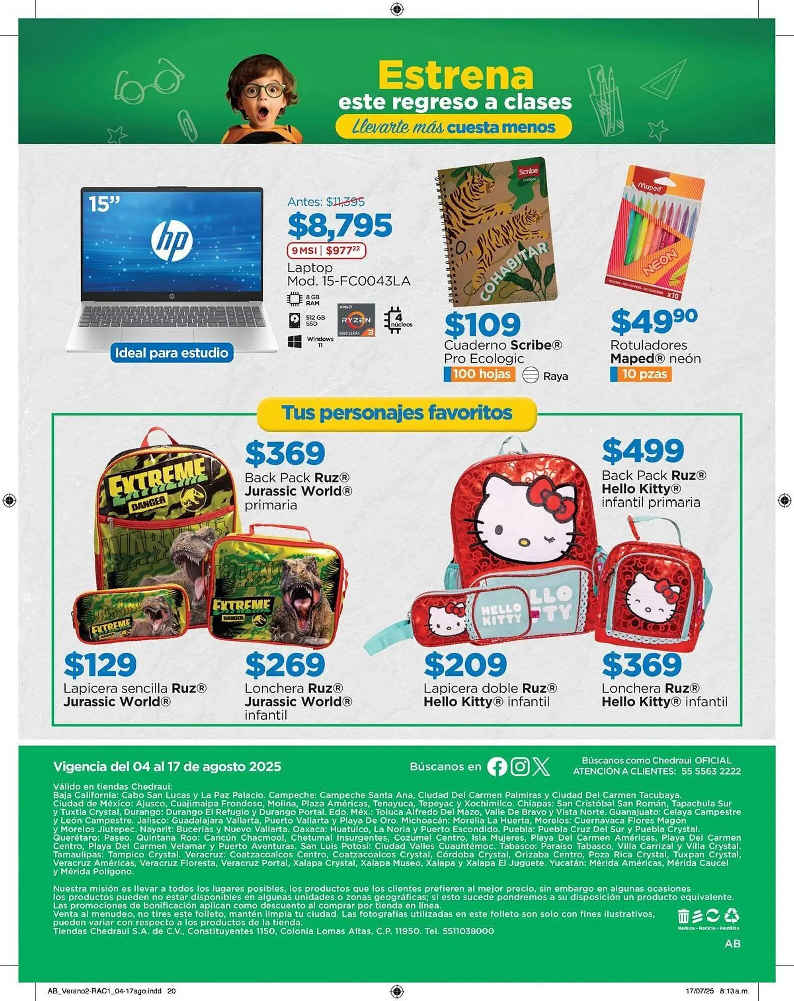 Catálogo de Catálogo Chedraui 5 de agosto al 17 de agosto 2025 - Pagina 20